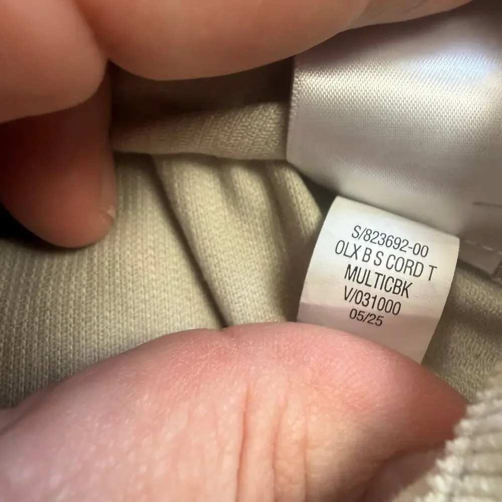 NWT Old Navy Colorblock Corduroy Shirt Baby Boy 6-12 Months Button Down